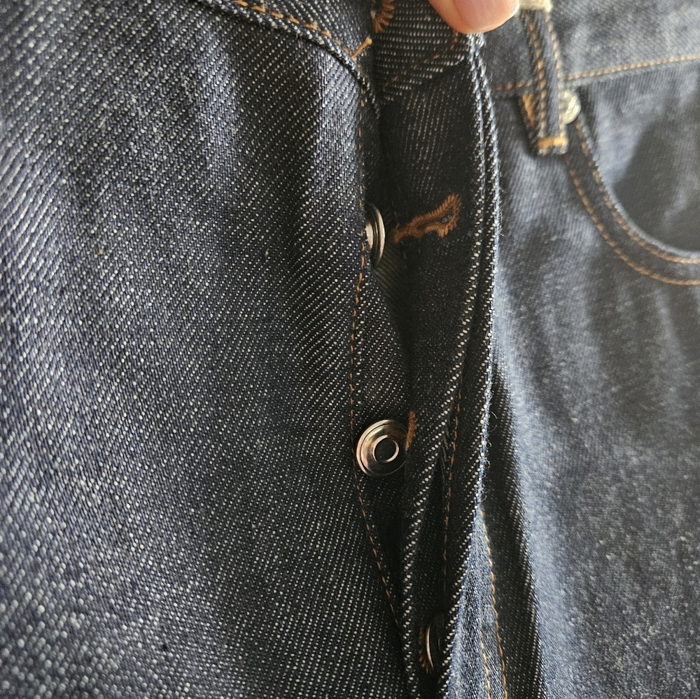 NWT Men's A.P.C. jeans size 34 waist button fly - Picture 3 of 6
